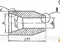 Переход точеный ду 25х15 мм ру до 2, 5 мпа ост 34-10-423-90