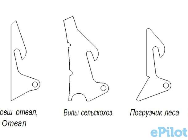 Кронштейны для сменного оборудования ПФ-08 Super, фотография 1