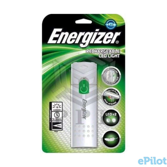 Фонарь energizer value rechargeable 2 led light, фотография 1